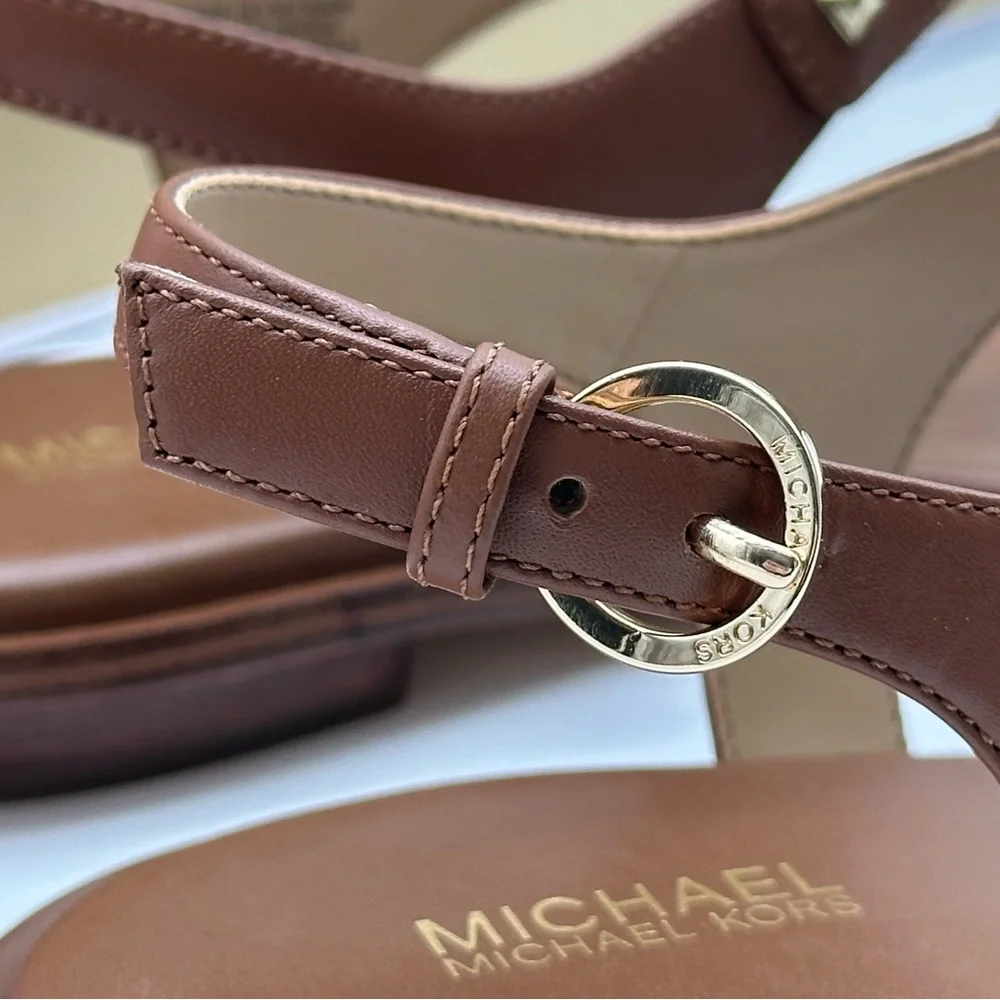 Michael Kors Studded T-Strap Sandals Size 7.5